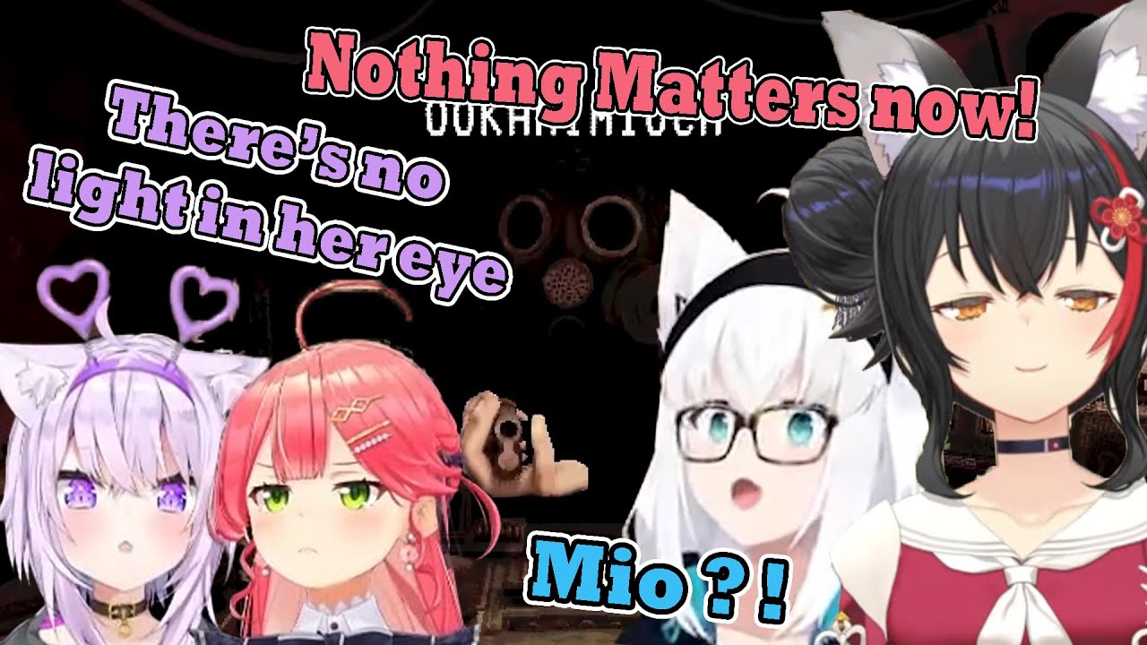 Miko Okayu and Fubuki finds out Mio might be a natural in Buckshot Roulette【Sakura Miko】