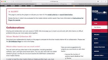 How to iGEM Wiki #3 - Customizing the iGEM Template