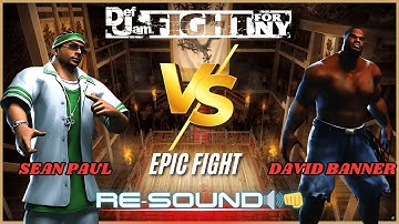 Def Jam: Fight for NY - Sean Paul vs David Banner in Epic Showdown [[RE-SOUND🔊👊]] 4K