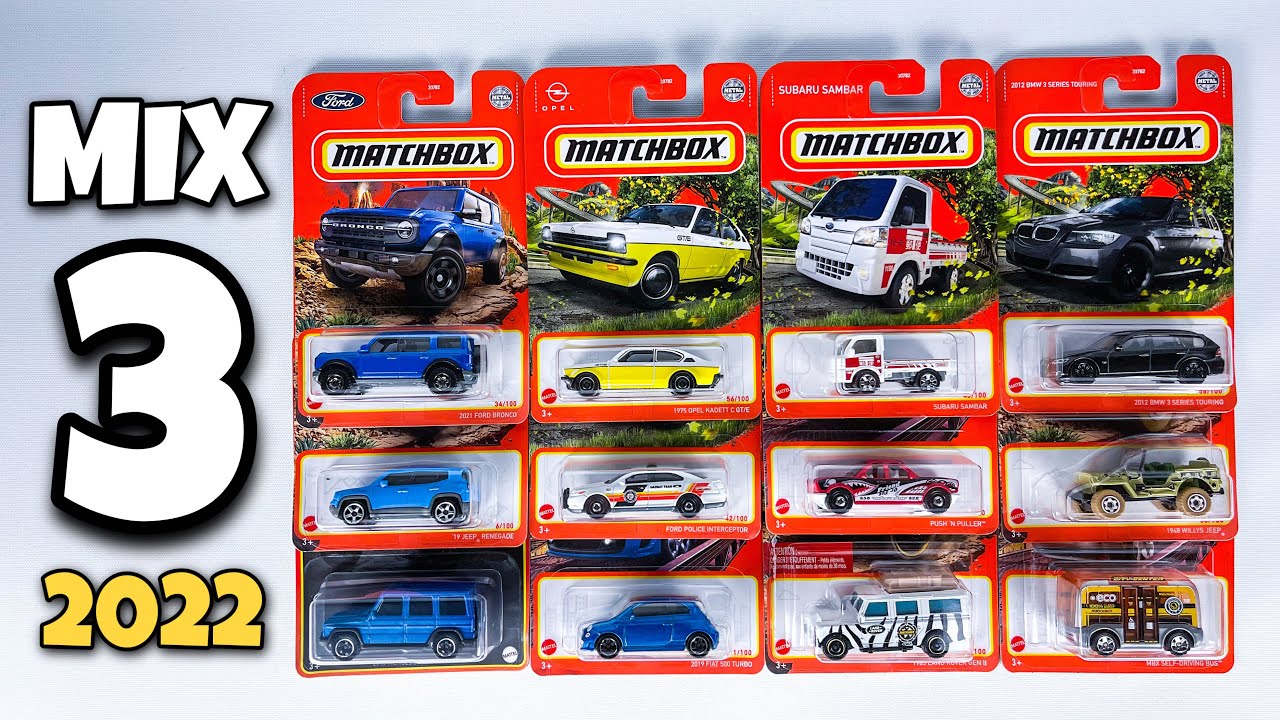 マッチ　コレクション Opening NEW Matchbox 2022 - Mix 3! - YouTube