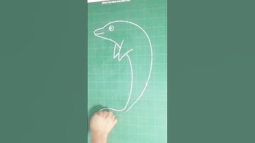 Vẽ cá heo #shorts