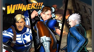 Ultimate MvC3 - Arcade【Vergil/Chun-Li/Captain America】