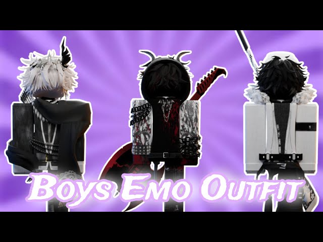 emo boy outfit - Roblox