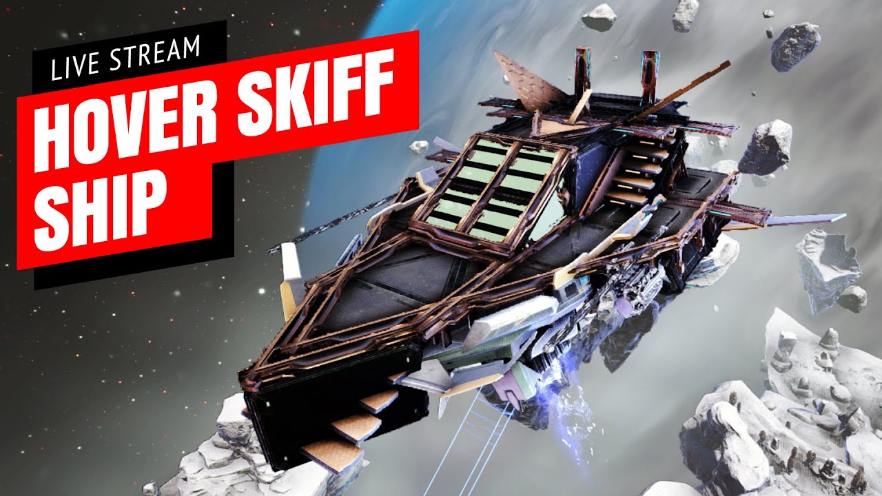 ArK: Genesis Hover Skiff Spaceship (Live Build) - YouTube