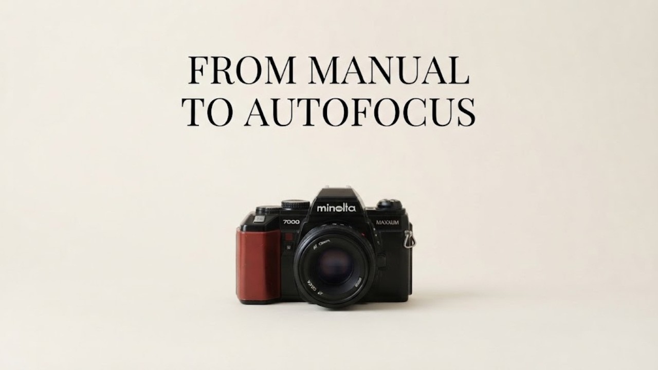 3 Legendary Minolta Cameras — From Manual to Autofocus! - YouTube
