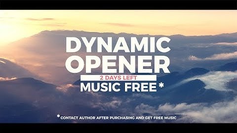 After Effects Template: Dynamic Opener