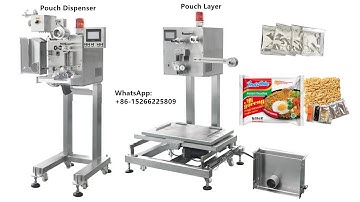 Auto dispenser for Instant noodles automatic packaging line automatic pouch dispenser