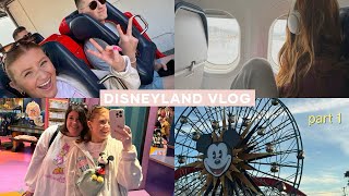 disneyland vlog part 1! • pack with me • travel day • California Adventure Park •