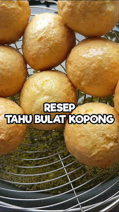 resep tahu bulat kopong #shorts