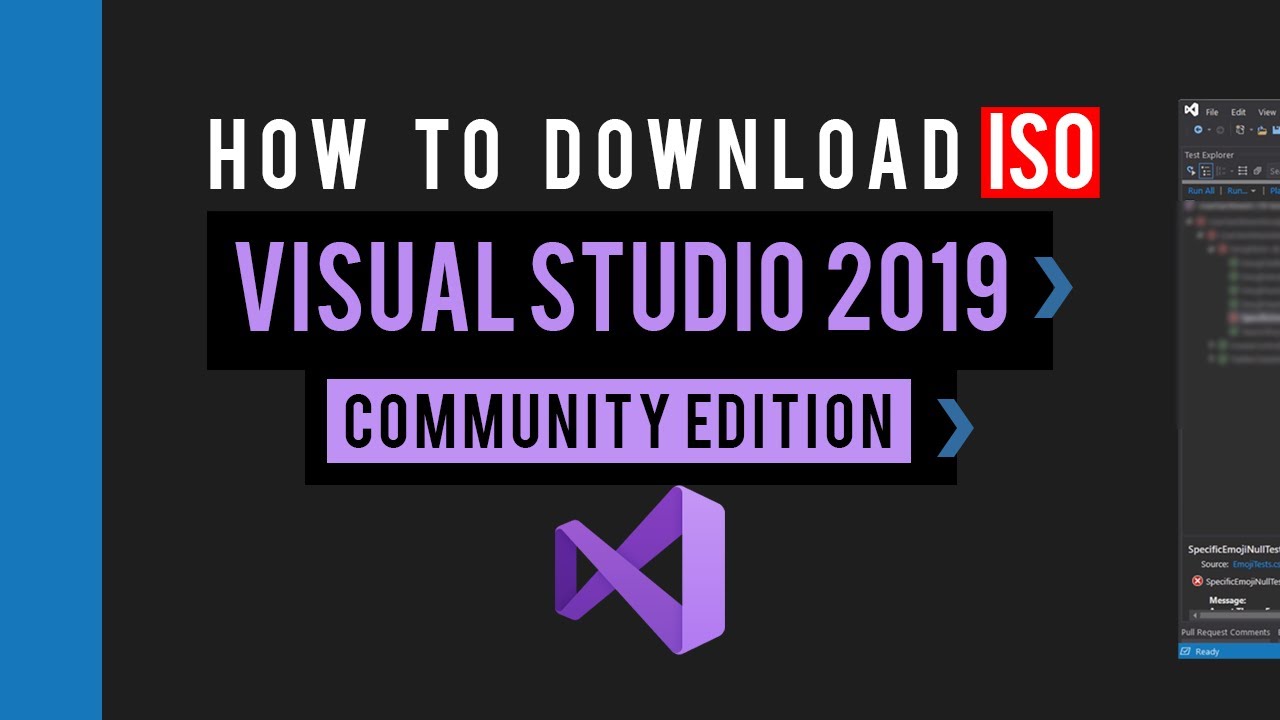 Download Visual Studio 2019 Community Offline Installer Iso