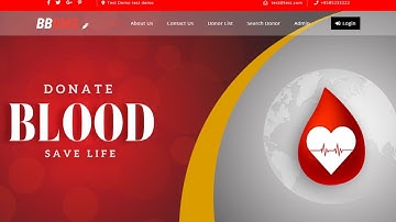 PHP MySQL Blood Bank Management System | Source Code + Database Setup
