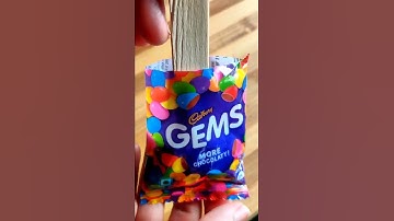 Thumbnail of Cadbury GEMS More Chocolaty Icecream Try Kiya kya New Idea🤣👍#shorts #ytshorts