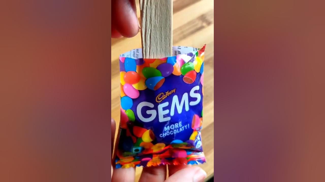 Cadbury GEMS More Chocolaty Icecream Try Kiya kya New Idea🤣👍#shorts #ytshorts