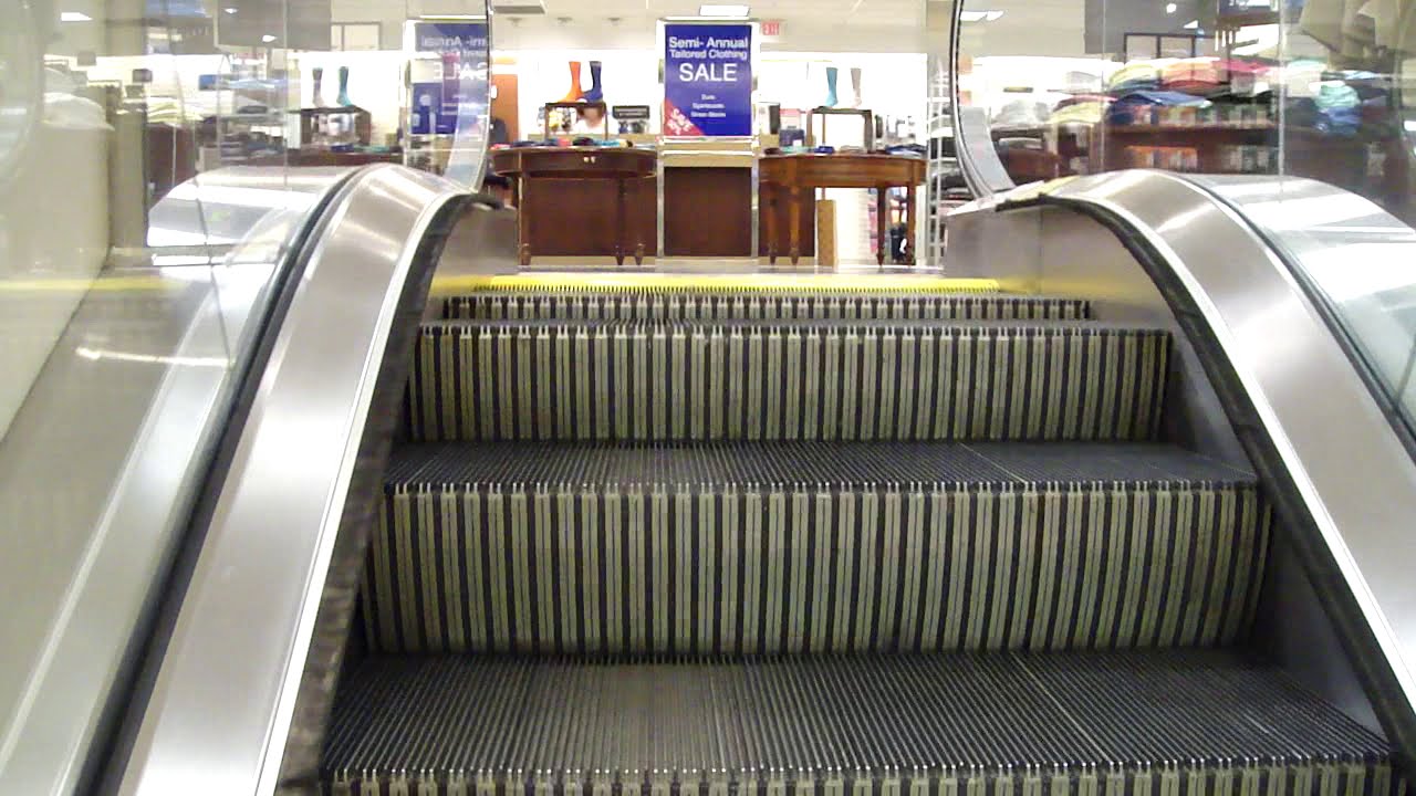 All of the Escalators at Dillard&#39;s in the St. Louis Galleria - YouTube