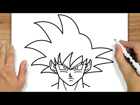Desenhei o Goku Ssj 4 Semi-realista e coloquei efeitos o PC. Colori o