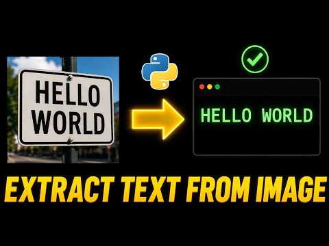 Extract Text From Image with Python AI