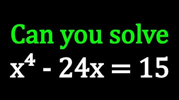 An Interesting Quartic Polynomial
