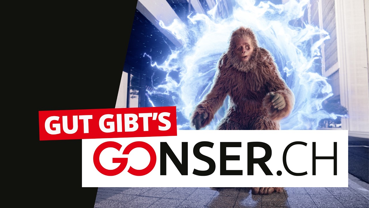 GONSER — Gonser.ch - Bigfoot Promotes Deals on Sports and Travel Gear (YouTube video ad)