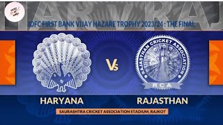 Final Haryana vs Rajasthan match highlights Vijay Hazare Trophy 2023-24.. Champion Haryana 🏆..!!