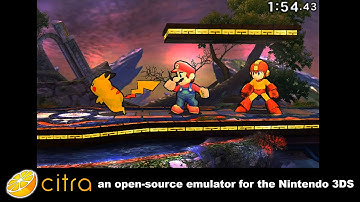 Citra 3DS Emulator   Super Smash Bros. DEMO Ingame! scaled resolution
