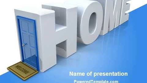 Real Estate Agency PowerPoint Template by PoweredTemplate.com