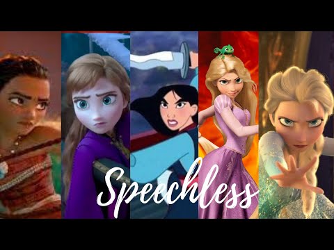 💖AMV Frozen X Moana X Mulan X Rapunzel 