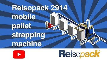 Reisopack 2914 Mobile Horizontal Automatic Strapping Machine for Pallets