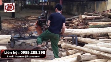 Máy cắt gỗ ,máy cưa gỗ ,máy cắt khúc gỗ   Hoa Nam