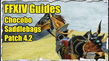FFXIV How to use Chocobo Saddlebag Guide - Stormblood
