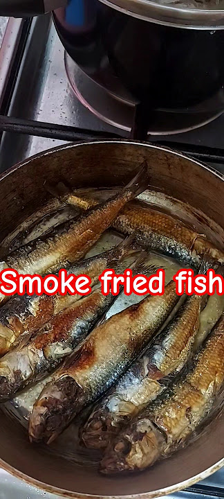 #viralvideo #trendingshorts #friedfish #smoke fish #seafood #asmr