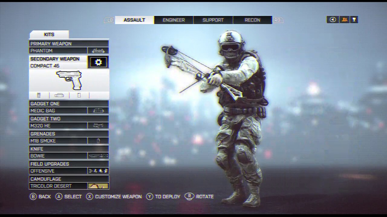 BF4 Test range training