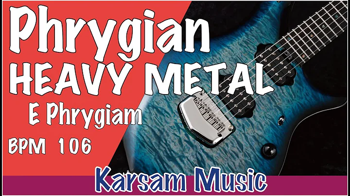 E Phrygian Heavy Metal Backing Track