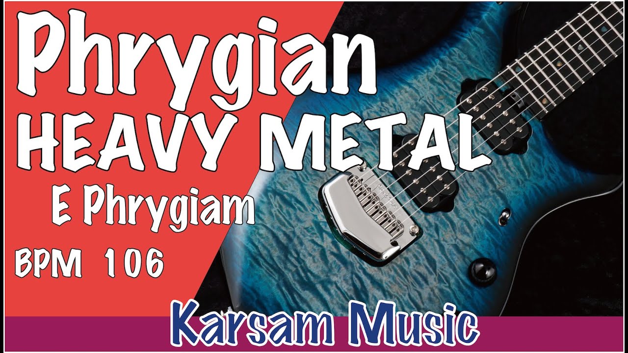 E Phrygian Heavy Metal Backing Track