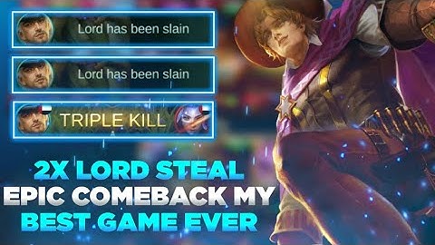 My Best Game Ever This Season (Must Watch) Clint Epic Comeback Gameplay - MLBB