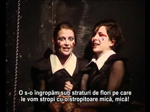 "DIE ZOFEN" "CAMERISTELE" "THE MAIDS" Jean Genet T...