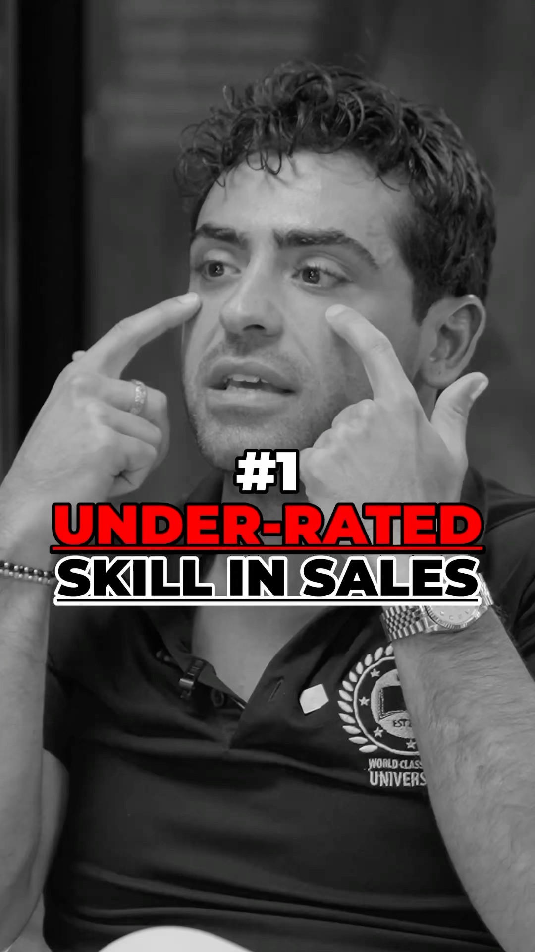 Have obsession in your eyes for winning. Have confidence, everyone can tell! #sales
