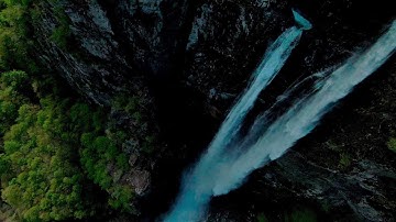 Diving waterfalls in the maggia valley with the dji fpv drone