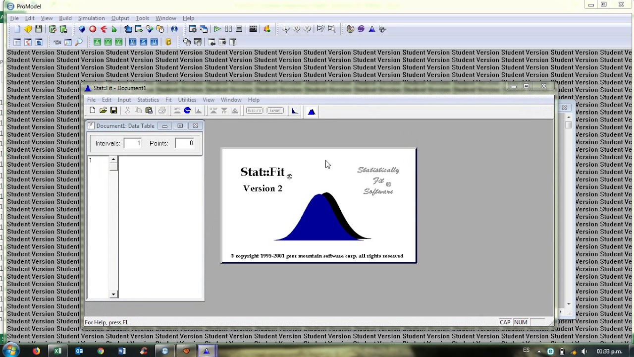 Variables Aleatorias en Stat Fit de PROMODEL - YouTube