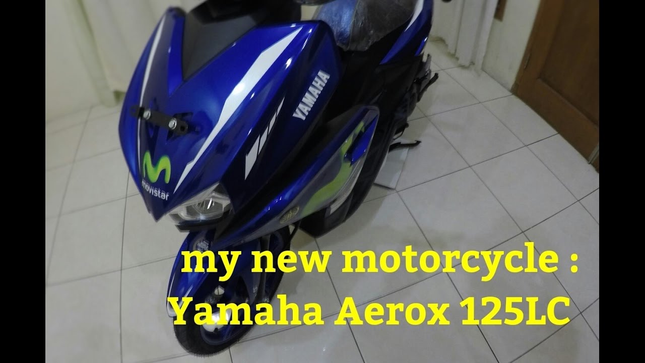 Yamaha Aerox 125 LC Movistar Livery My New Motorcycle YouTube