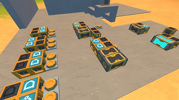 How to build a working 2 floor elevator in Scrap Mechanic Creative Mode