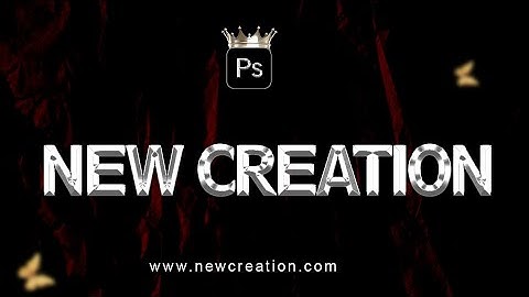 Silver Text Effect In Adobe Photoshop | Basic Tutorial