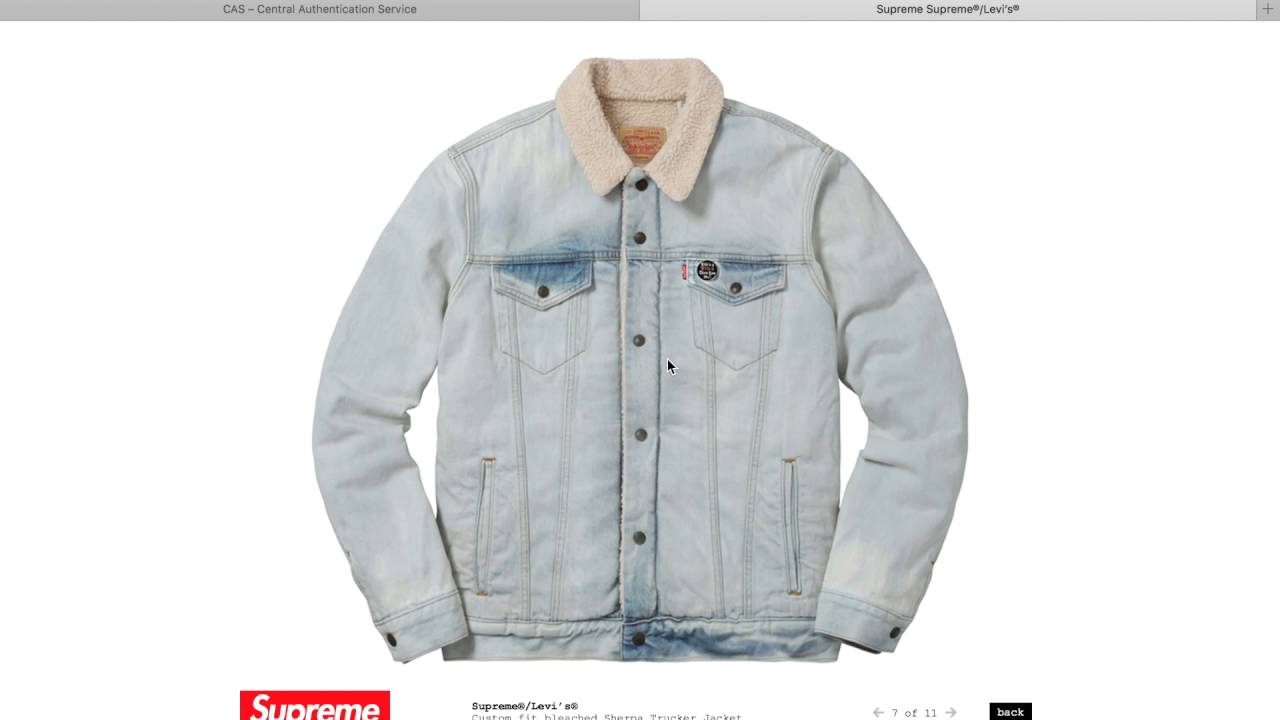 supreme x levis