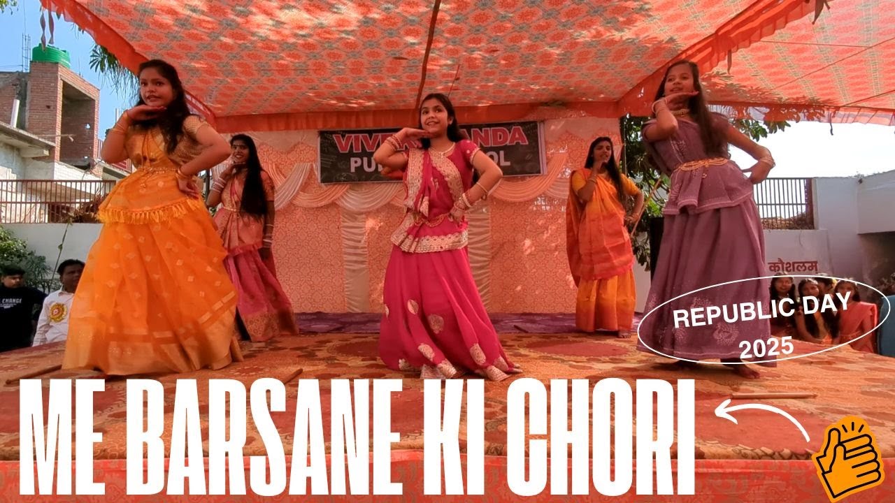 Main Barsane Ki Chori Dance Performance | Vivekanand Public School, Dibai