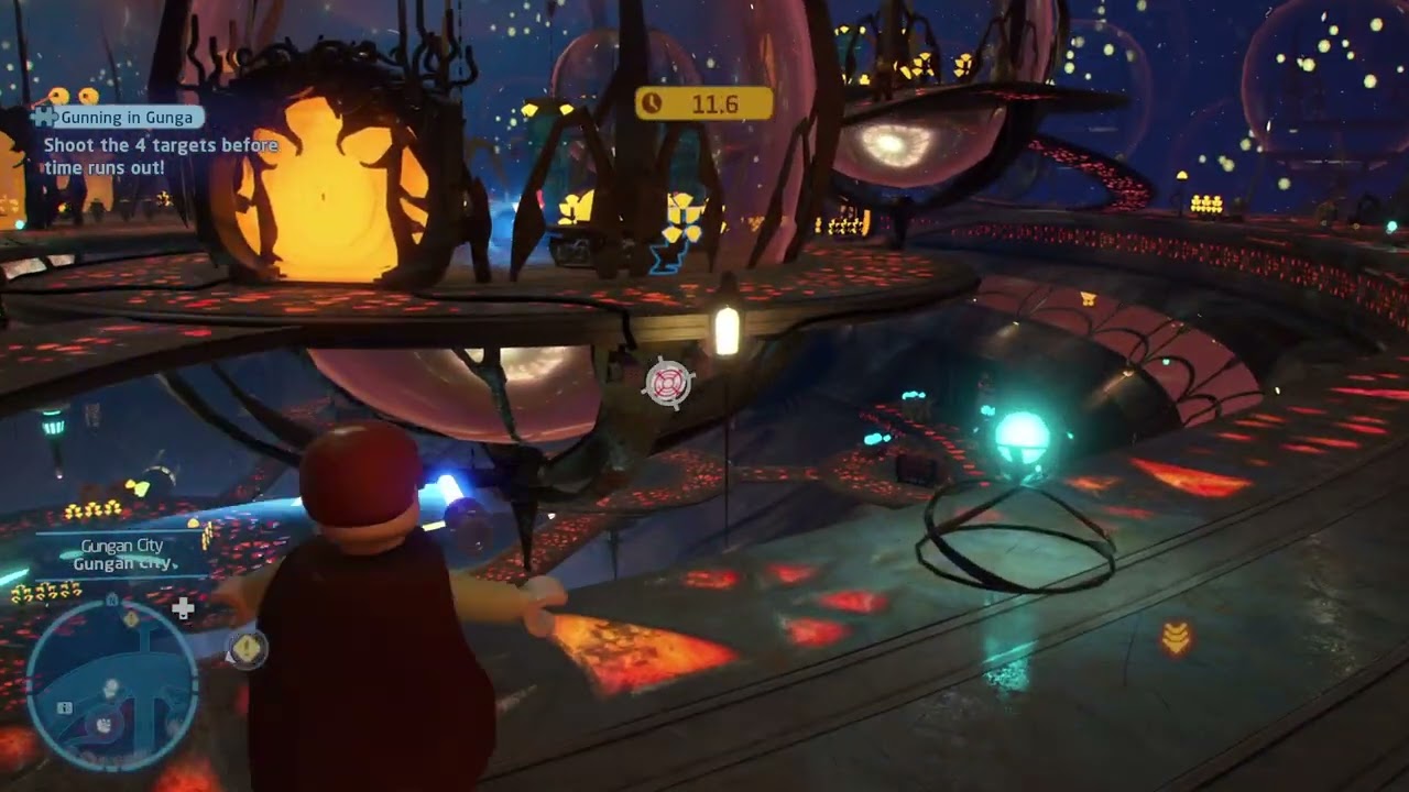 LEGO star wars the Skywalker saga episode 1 gungan city saber throwing puzzle Xbox series x gameplay