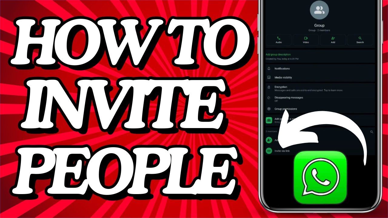 How To Invite People To WhatsApp Group (Step By Step Tutorial)