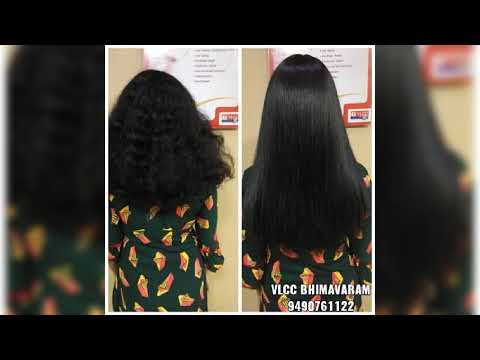 Vlcc Bhimavaram Female hair smoothening - YouTube