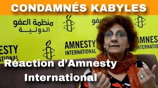 Amnesty International évoque les 38 condamnés à m/ort kabyles dans l'affaire de Larvaa Nat Iraten
