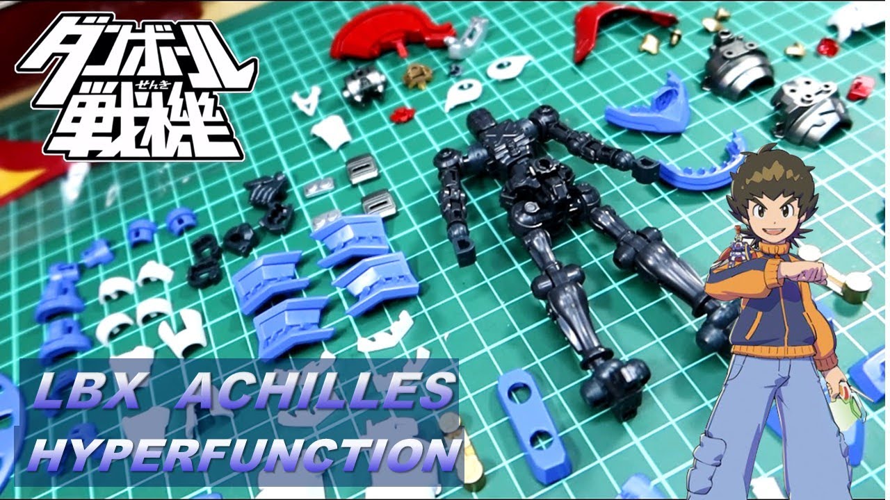 LBX Hyper Function HF  阿基里斯 模型製作 ( 紙箱戰機 ダンボール戦機 アキレス Achilles  ) 《曼仕德》