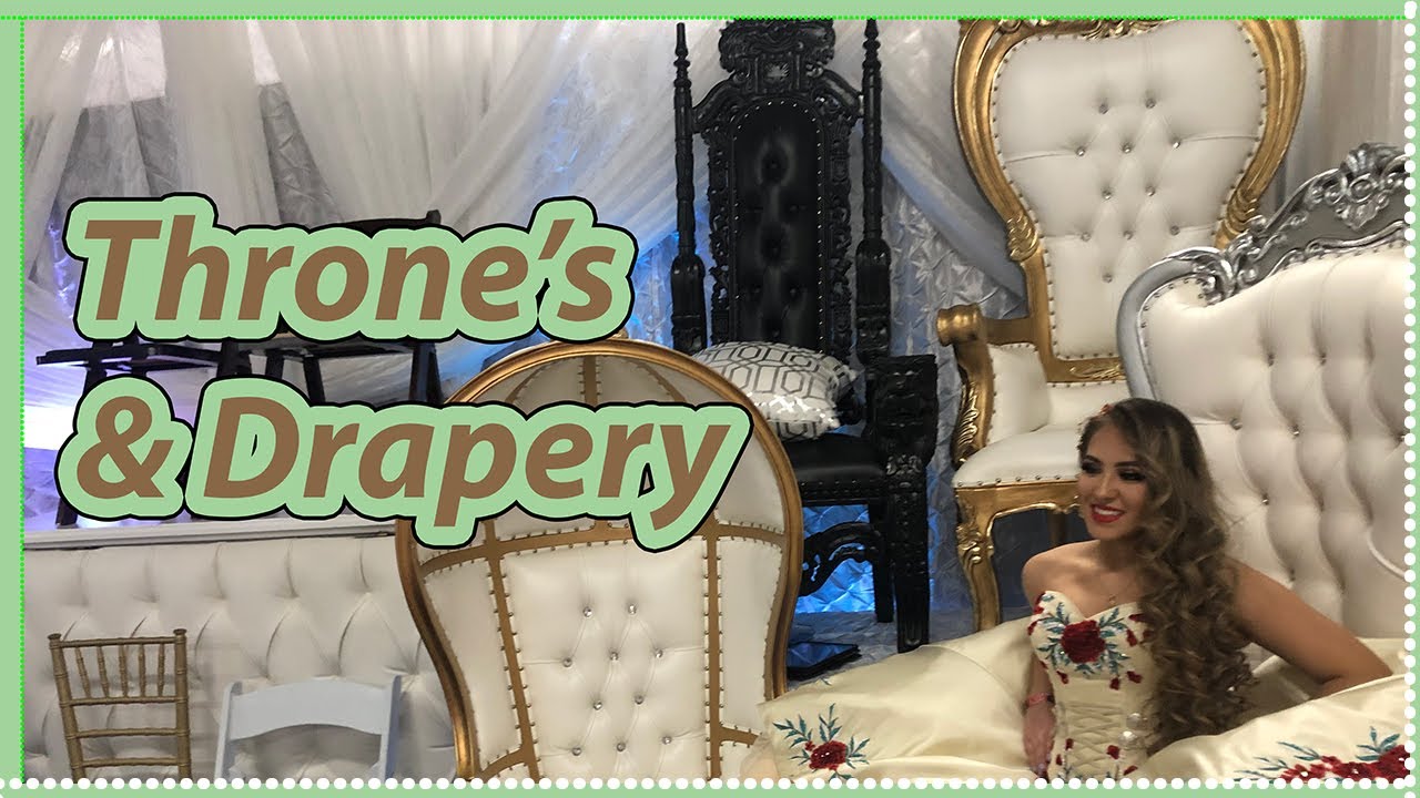 Throne Chairs- Start an Event Rental Business - YouTube