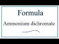 Chemical Formulas and Ions